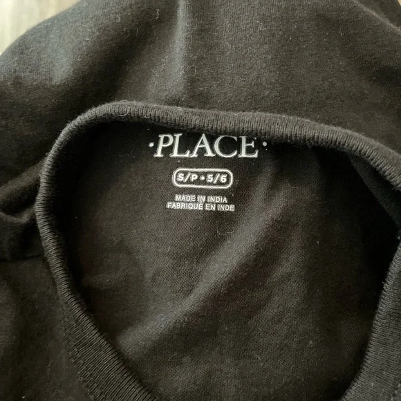 PLACE Kids Black Football Graphic Tee size S 5/6 - Picture 4 of 4